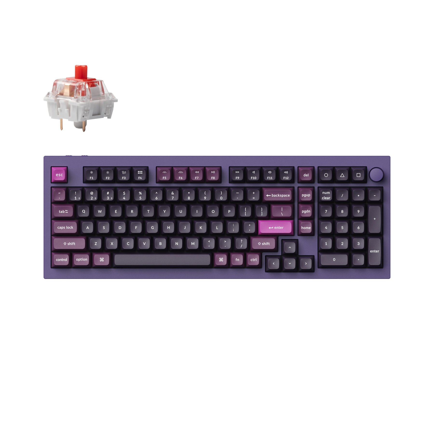 Clavier mécanique personnalisé sans fil Keychron Q5 Pro QMK/VIA (disposition US ANSI)