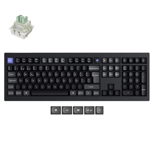 Collection de claviers Keychron Q6 HE 8K filaire à interrupteur magnétique disposition ISO
