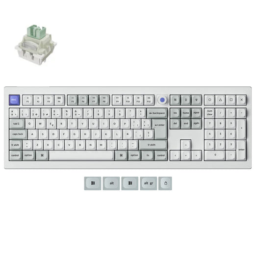 Collection de claviers Keychron Q6 HE 8K filaire à interrupteur magnétique disposition ISO
