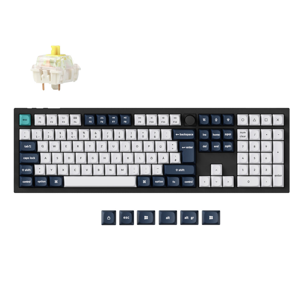 Keychron Q6 Max QMK/VIA Clavier mécanique personnalisé sans fil Collection de mises en page ISO