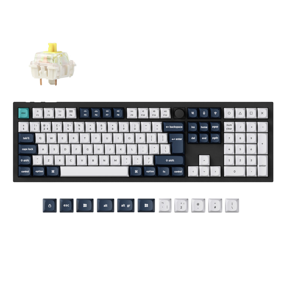 Keychron Q6 Max QMK/VIA Clavier mécanique personnalisé sans fil Collection de mises en page ISO