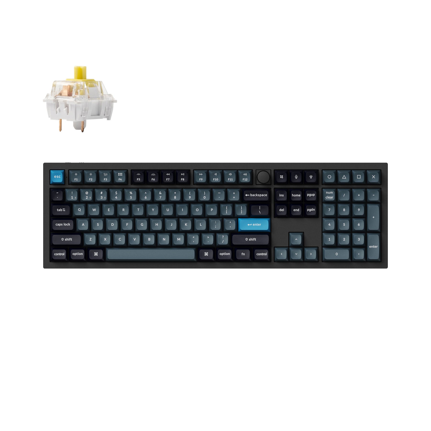 Clavier mécanique personnalisé sans fil Keychron Q6 Pro QMK/VIA (disposition US ANSI)
