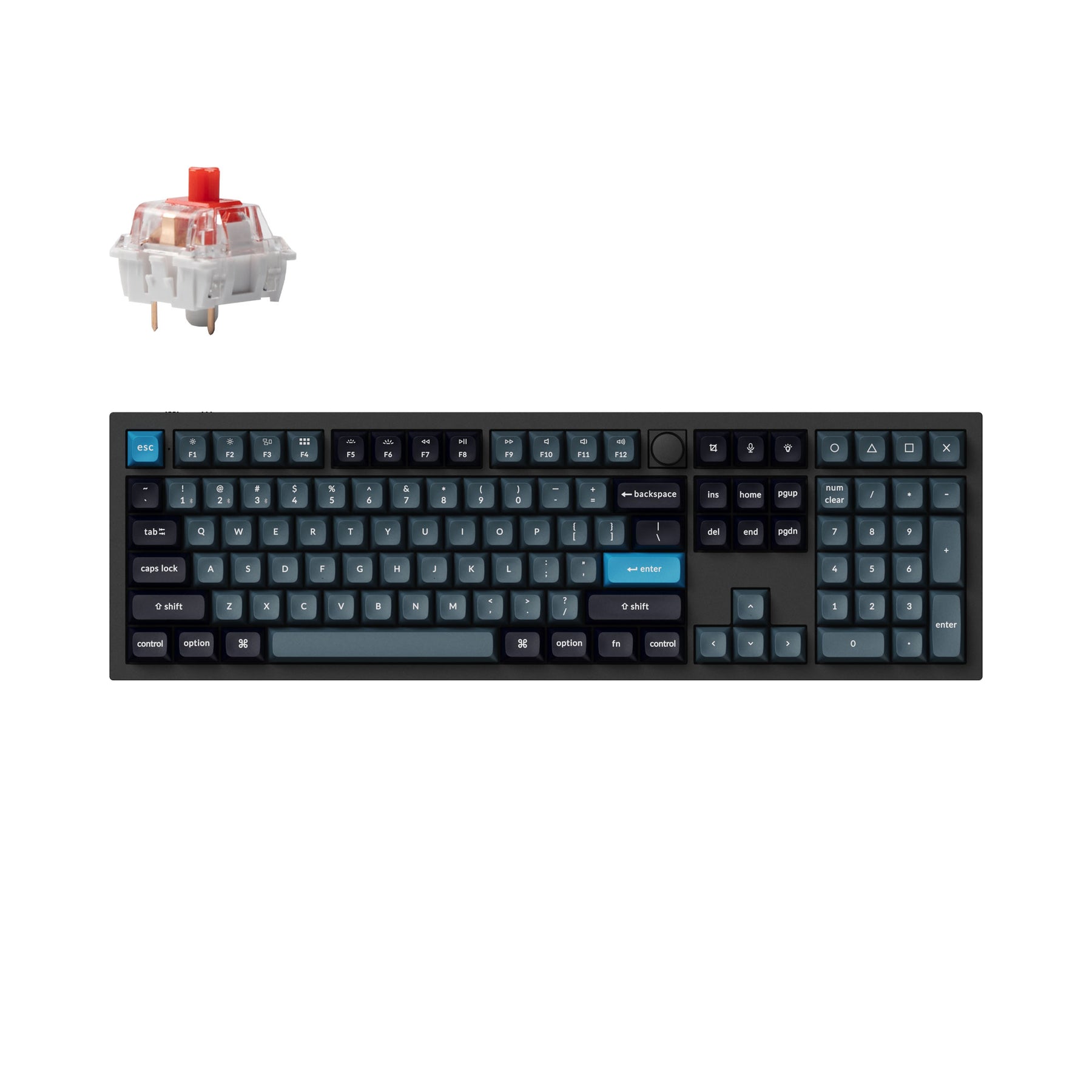 Clavier mécanique personnalisé sans fil Keychron Q6 Pro QMK/VIA (disposition US ANSI)