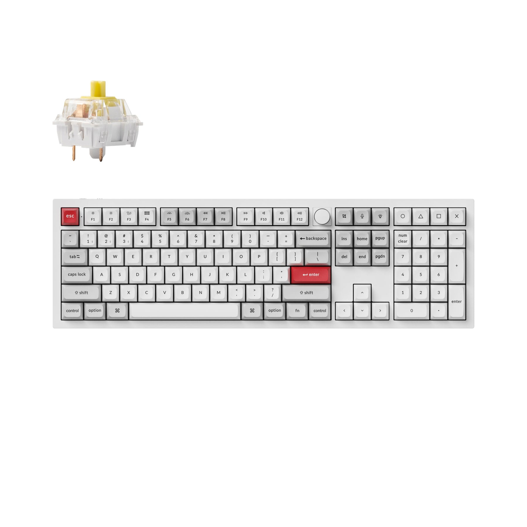 Clavier mécanique personnalisé sans fil Keychron Q6 Pro QMK/VIA (disposition US ANSI)