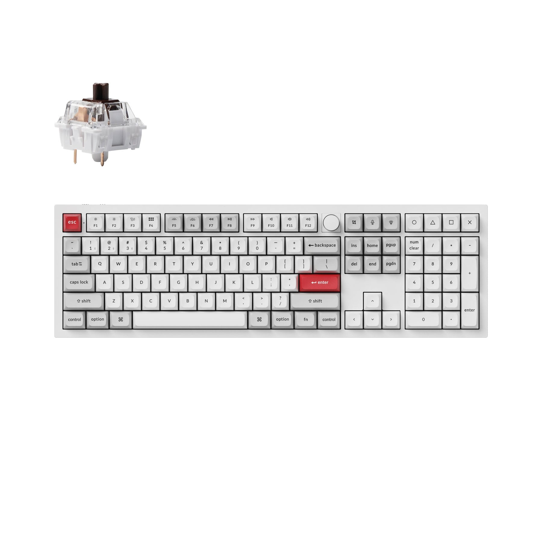 Clavier mécanique personnalisé sans fil Keychron Q6 Pro QMK/VIA (disposition US ANSI)