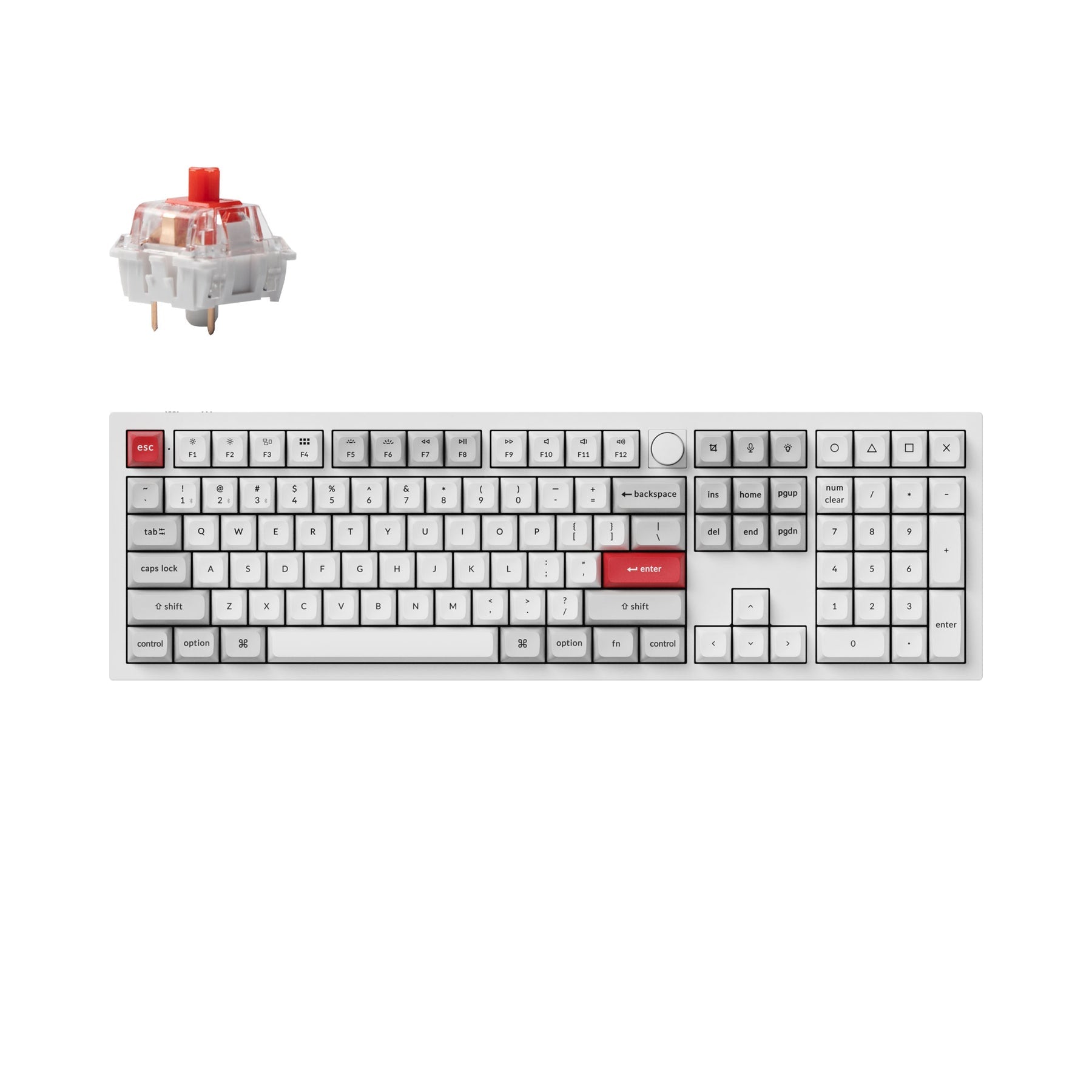 Clavier mécanique personnalisé sans fil Keychron Q6 Pro QMK/VIA (disposition US ANSI)