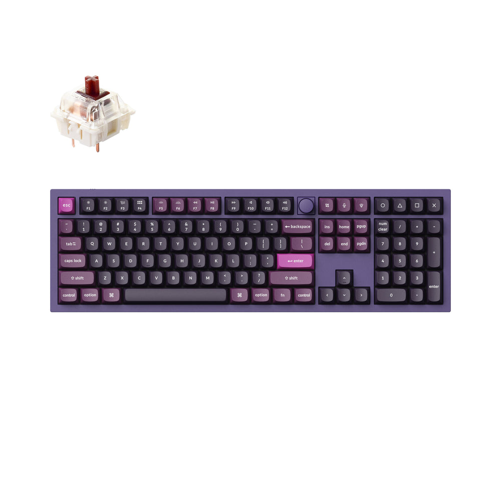 Clavier mécanique personnalisé filaire Keychron Q6 QMK (disposition US ANSI)
