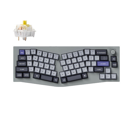 Keychron Q8 Pro (Alice Layout) QMK/VIA Wireless Custom Mechanical Keyboard (US ANSI Layout)