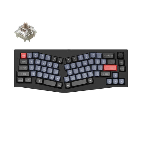 Keychron Q8 (Alice Layout) QMK Wired Custom Mechanical Keyboard(US ANSI Layout)