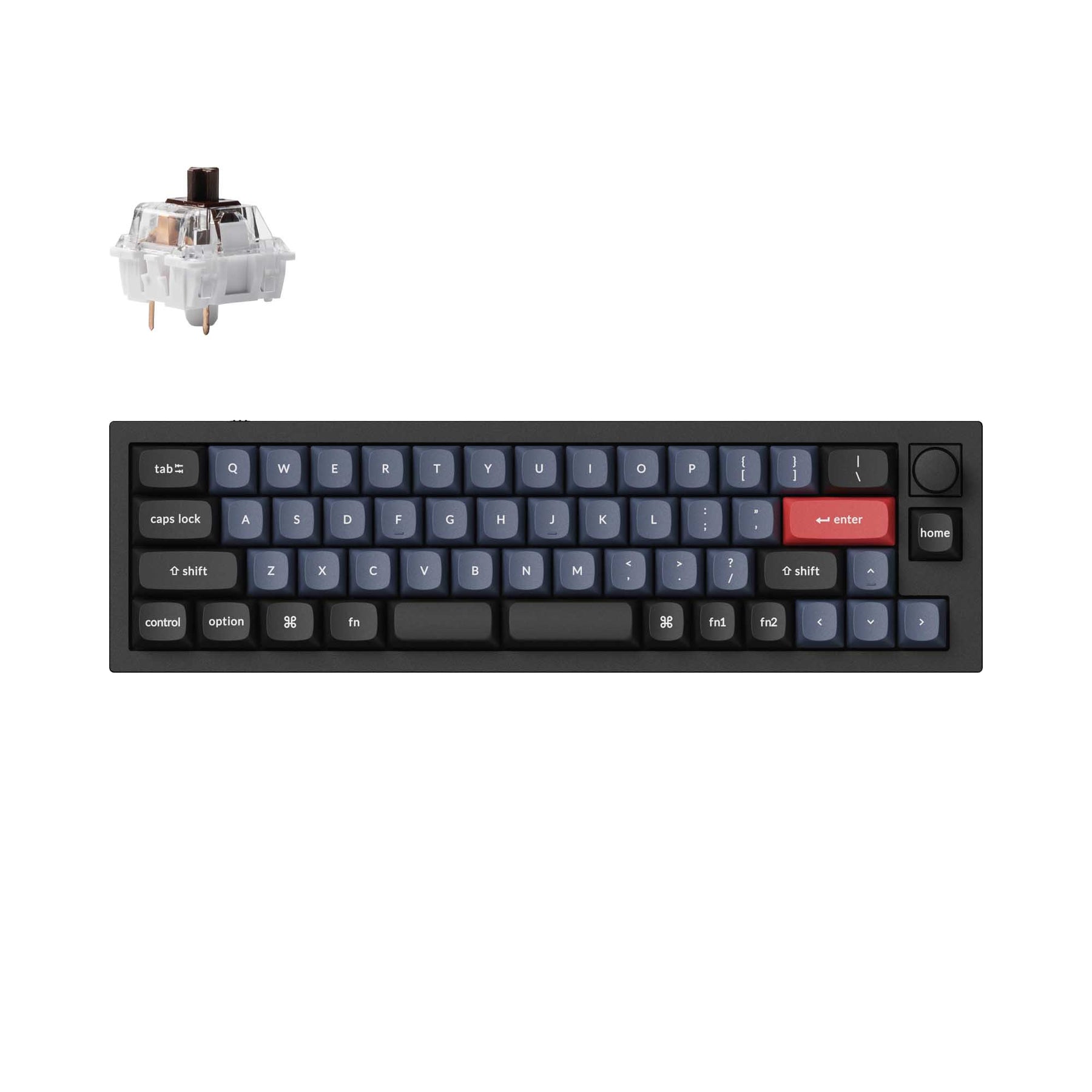 Clavier mécanique personnalisé filaire Keychron Q9 QMK (disposition US ANSI)