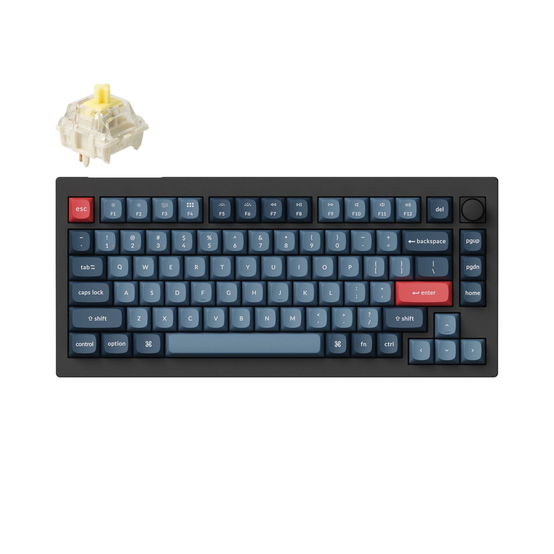 Clavier mécanique personnalisé sans fil Keychron V1 Max QMK/VIA (disposition US ANSI)