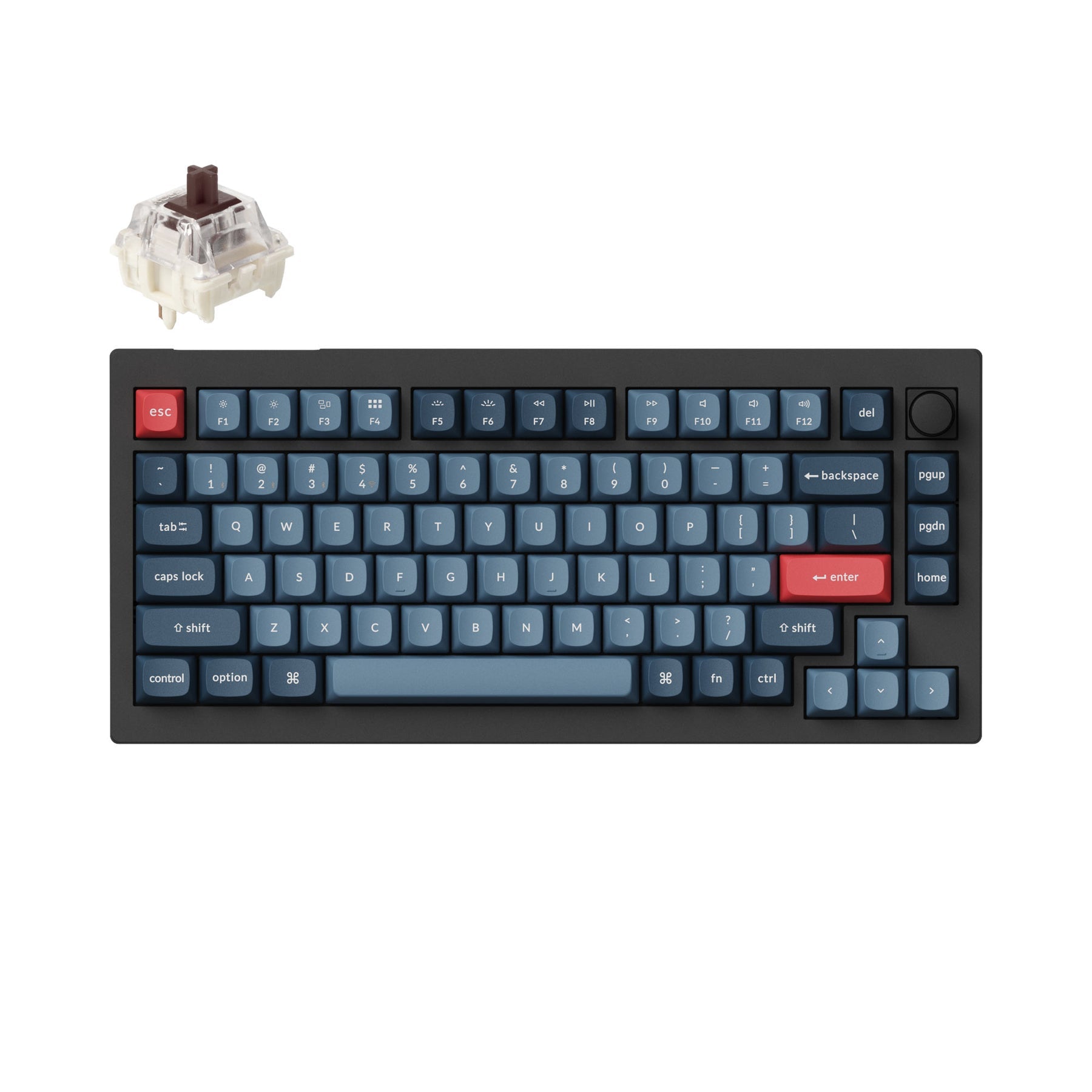 Clavier mécanique personnalisé sans fil Keychron V1 Max QMK/VIA (disposition US ANSI)