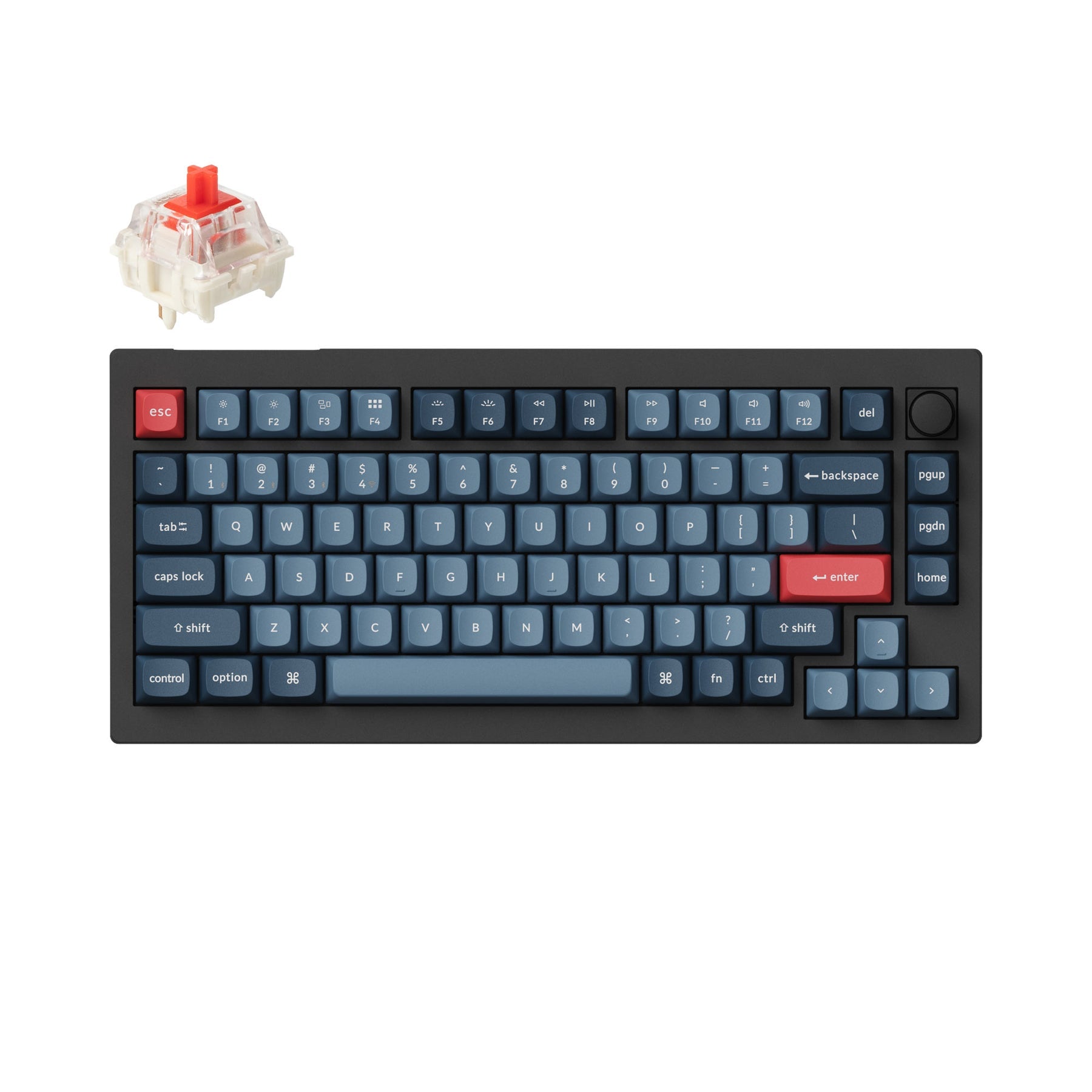 Clavier mécanique personnalisé sans fil Keychron V1 Max QMK/VIA (disposition US ANSI)