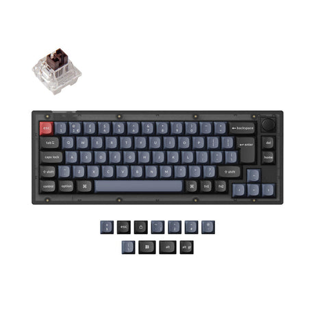 Collection de mises en page ISO de clavier mécanique personnalisé Keychron V2 QMK