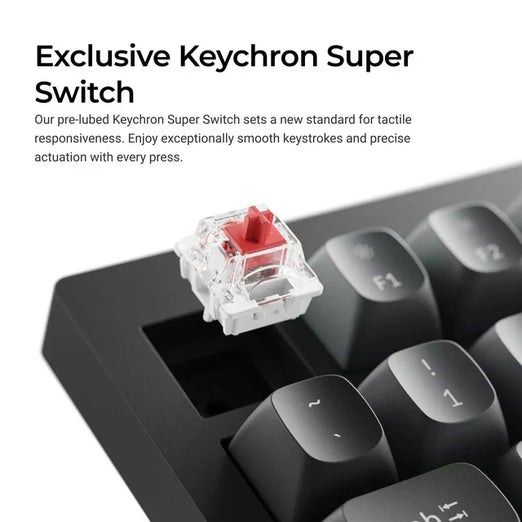Keychron V3 8K QMK Wired Custom Mechanical Keyboard ISO Layout