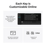 Keychron V3 8K QMK Wired Custom Mechanical Keyboard ISO Layout