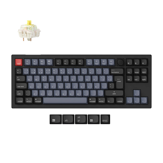 Collection de disposition ISO de clavier mécanique personnalisé sans fil Keychron V3 Max QMK