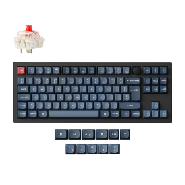 Keychron V3 Max QMK Wireless Custom Mechanical Keyboard ISO Layout Collection