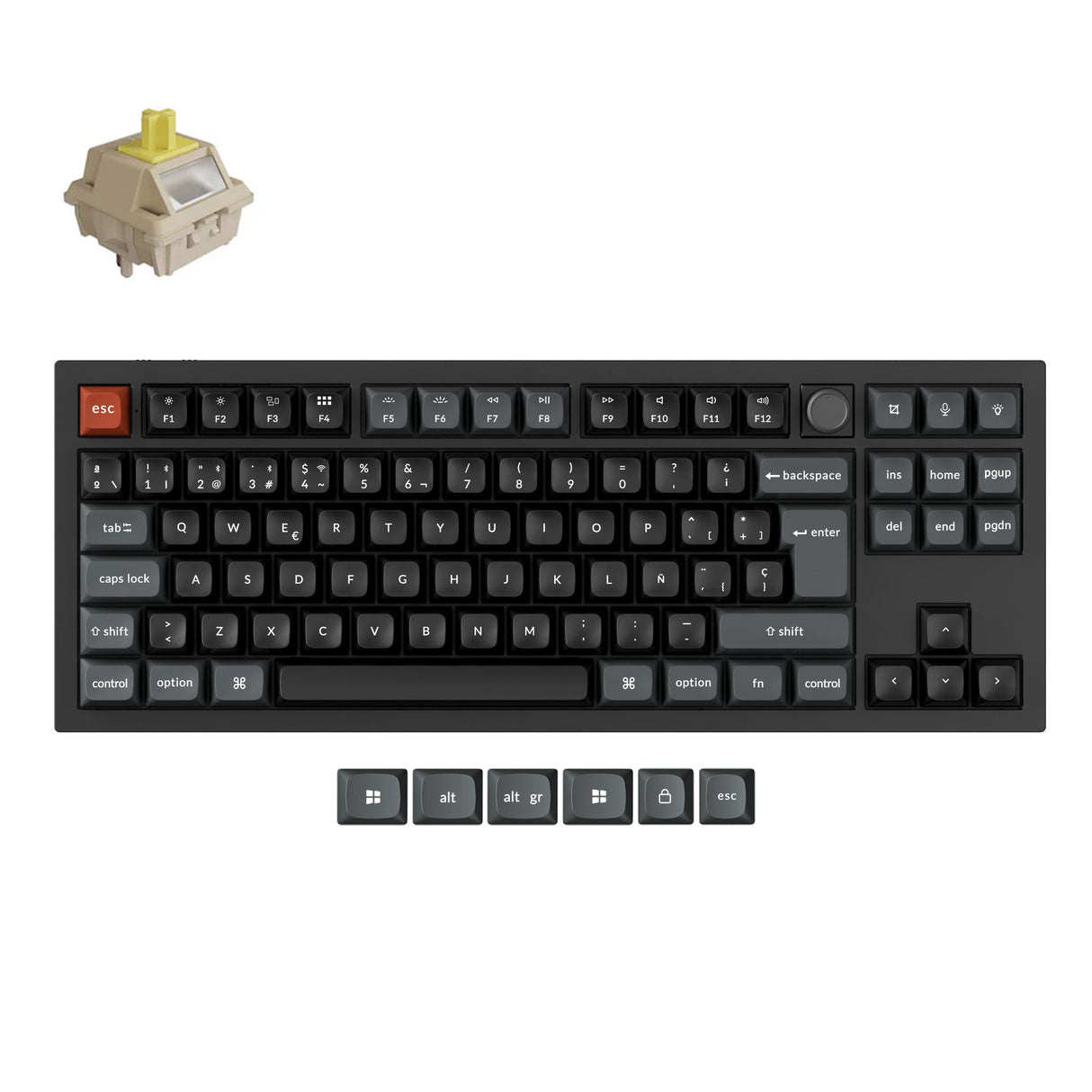 Keychron V3 Ultra 8K Wireless Custom Mechanical Keyboard ISO Layout Collection