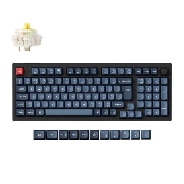 Collection de disposition ISO de clavier mécanique personnalisé sans fil Keychron V5 Max QMK