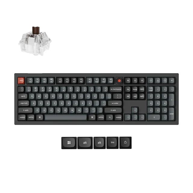 Clavier mécanique personnalisé filaire Keychron V6 8K QMK