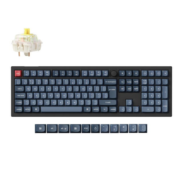 Collection de disposition ISO de clavier mécanique personnalisé sans fil Keychron V6 Max QMK