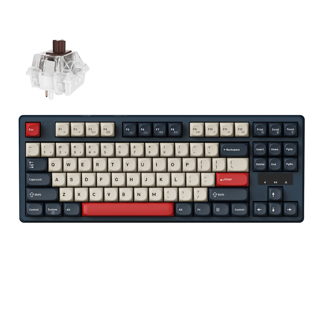 Clavier mécanique sans fil Keychron J4 QMK (Disposition US ANSI)