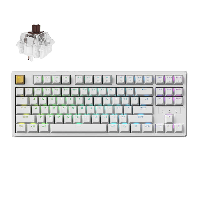 Clavier mécanique sans fil Keychron J4 QMK (Disposition US ANSI)