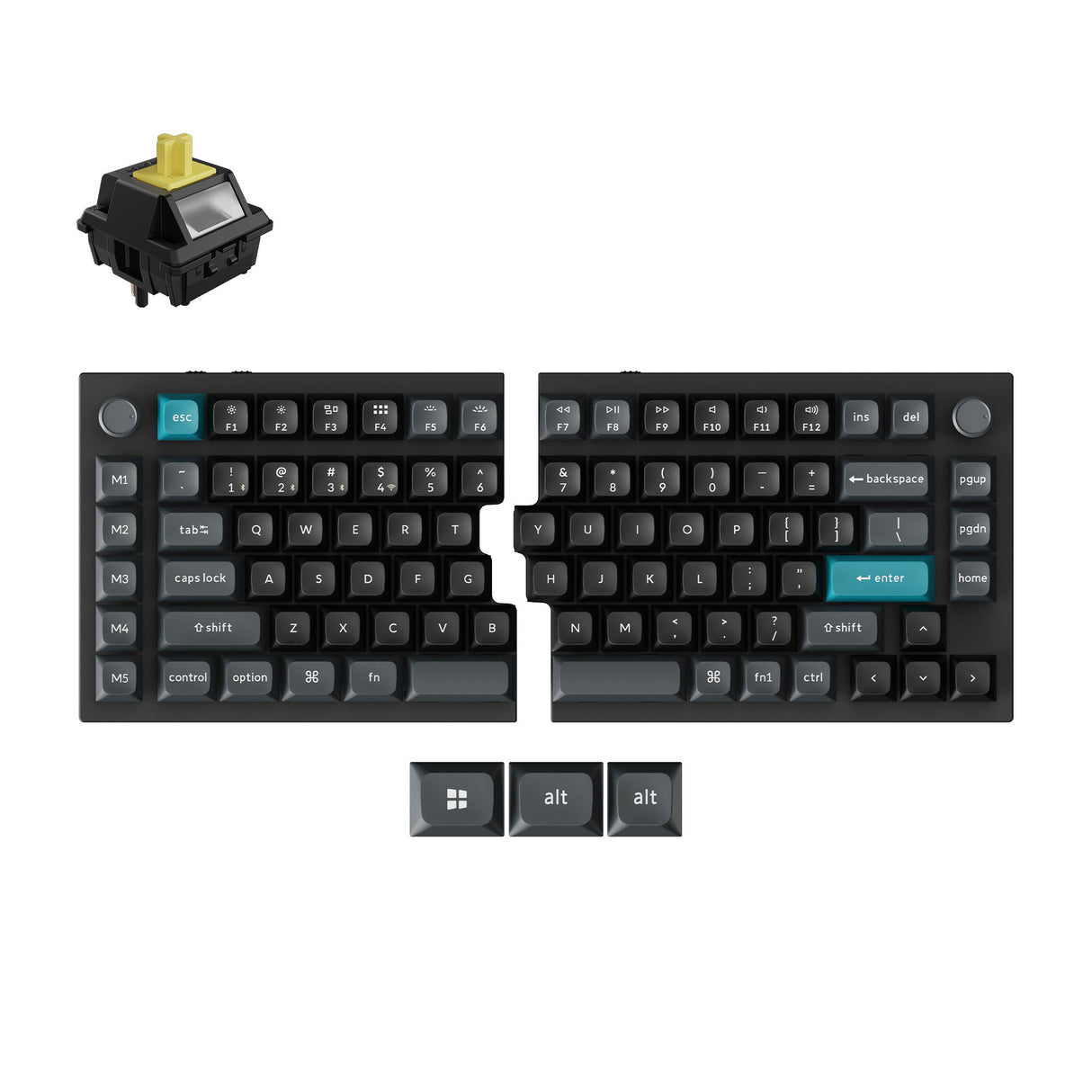 Clavier mécanique personnalisé sans fil Keychron Q11 Ultra 8K (Disposition US ANSI)