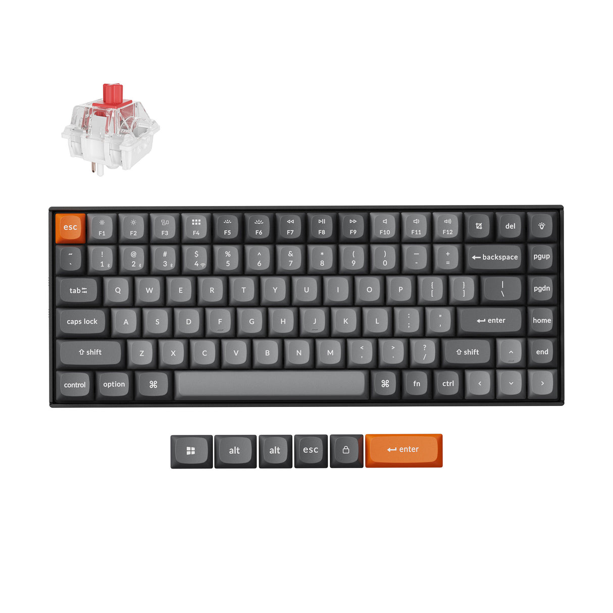 Keychron K2 Max QMK Wireless Mechanical Keyboard (US ANSI Layout)