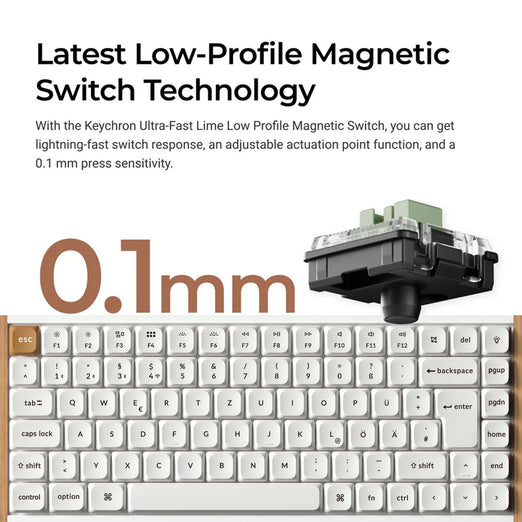 Keychron K3 HE Wireless Magnetic Switch Custom Keyboard ISO Layout Collection