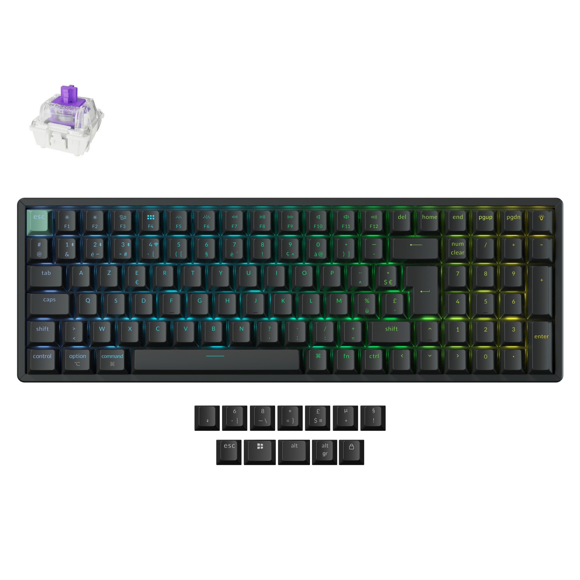 Keychron K4 HE Wireless Magnetic Switch Custom Keyboard ISO Layout Collection