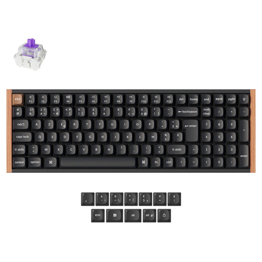 Clavier personnalisé Keychron K4 HE sans fil à interrupteur magnétique Collection disposition ISO