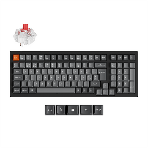 Clavier mécanique sans fil Keychron K4 Max QMK Collection disposition ISO