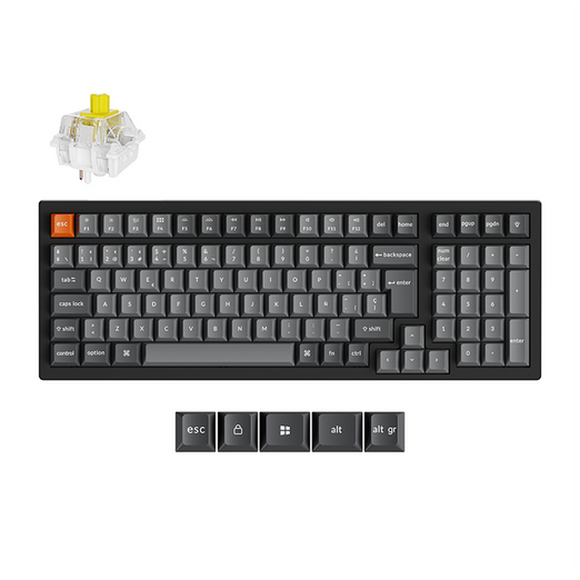 Clavier mécanique sans fil Keychron K4 Max QMK Collection disposition ISO
