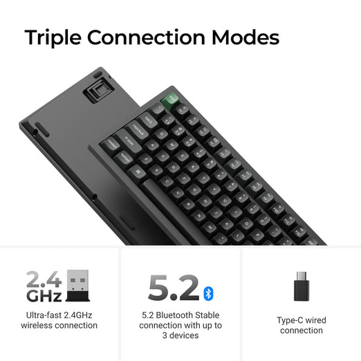 Keychron K4 Ultra 8K Wireless Custom Mechanical Keyboard (US ANSI Layout)