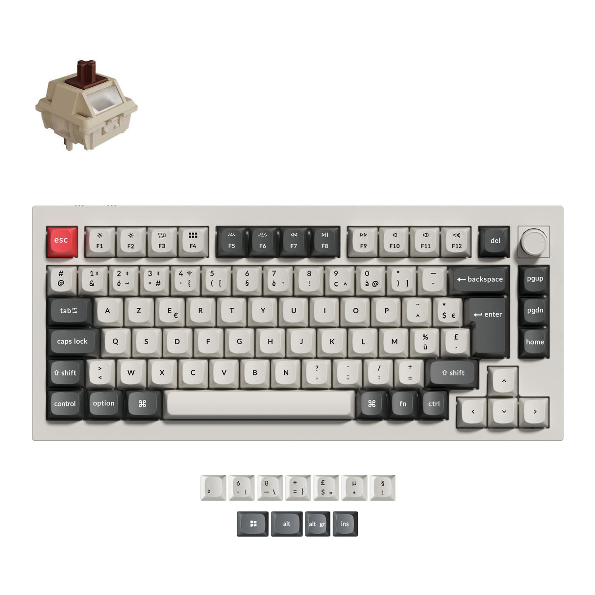 Keychron Q1 Ultra 8K Wireless Custom Mechanical Keyboard ISO Layout Collection