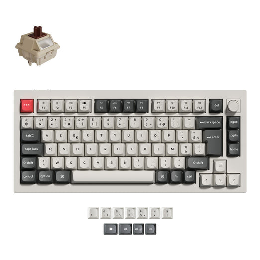 Clavier mécanique personnalisé sans fil Keychron Q1 Ultra 8K Collection disposition ISO