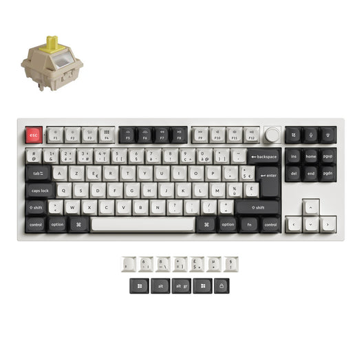 Collection de claviers mécaniques personnalisés Keychron Q3 Ultra 8K sans fil disposition ISO