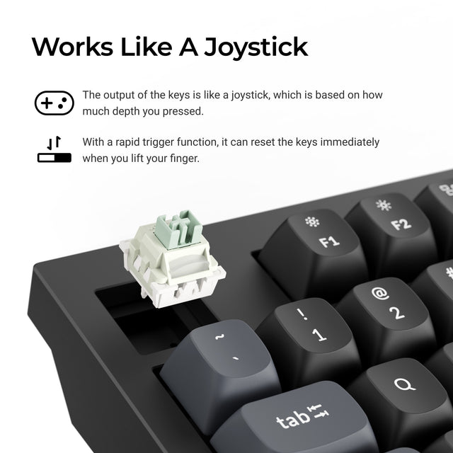 Clavier filaire Keychron Q5 HE 8K avec interrupteurs magnétiques (Disposition US ANSI)