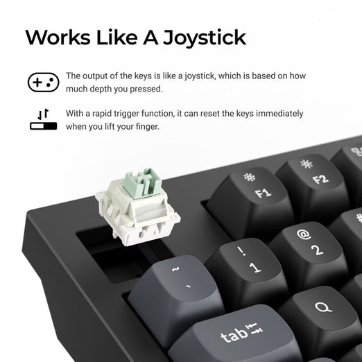Clavier filaire Keychron Q5 HE 8K avec interrupteurs magnétiques (Disposition US ANSI)