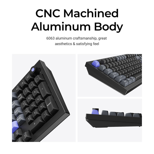 Clavier filaire Keychron Q5 HE 8K avec interrupteurs magnétiques (Disposition US ANSI)