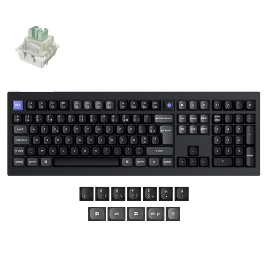 Collection de claviers Keychron Q6 HE 8K filaire à interrupteur magnétique disposition ISO