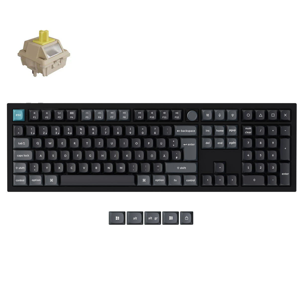 Keychron Q6 Ultra 8K Wireless Custom Mechanical Keyboard ISO Layout Collection