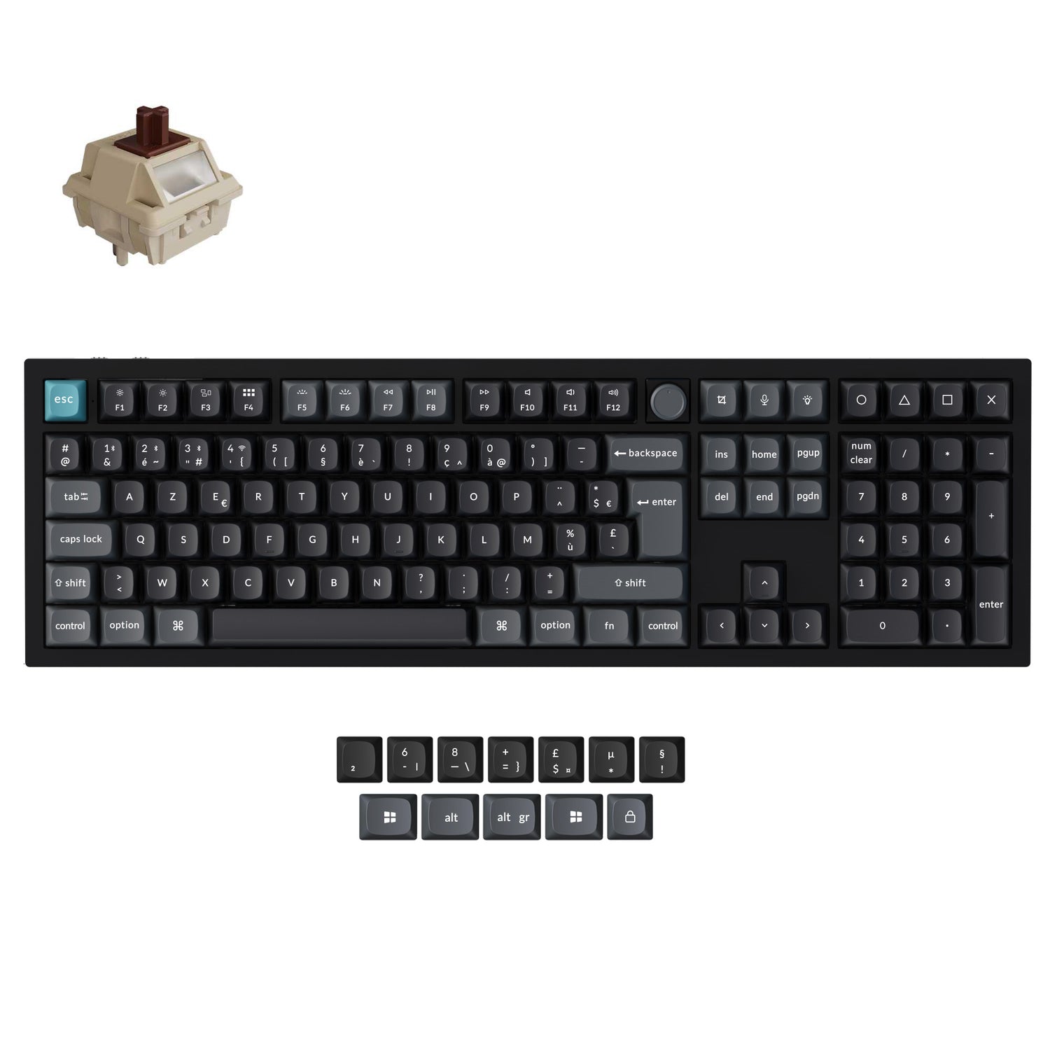 Keychron Q6 Ultra 8K Wireless Custom Mechanical Keyboard ISO Layout Collection