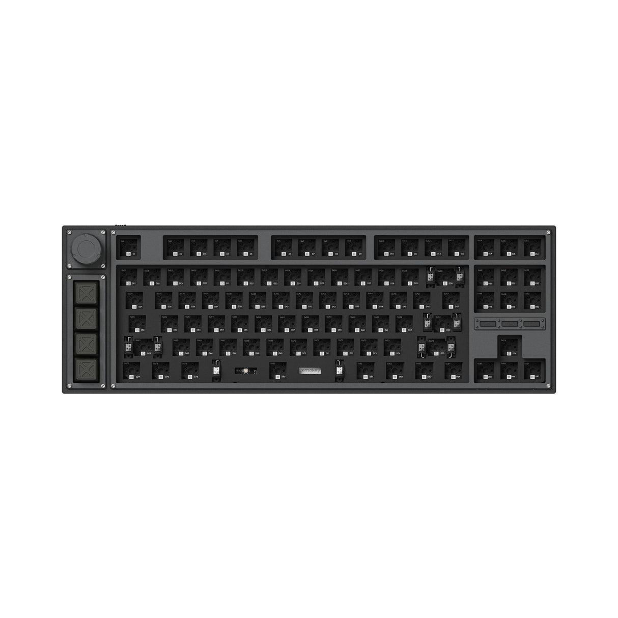 Lemokey L3 QMK/VIA Wireless Custom Mechanical Keyboard(US ANSI Layout)