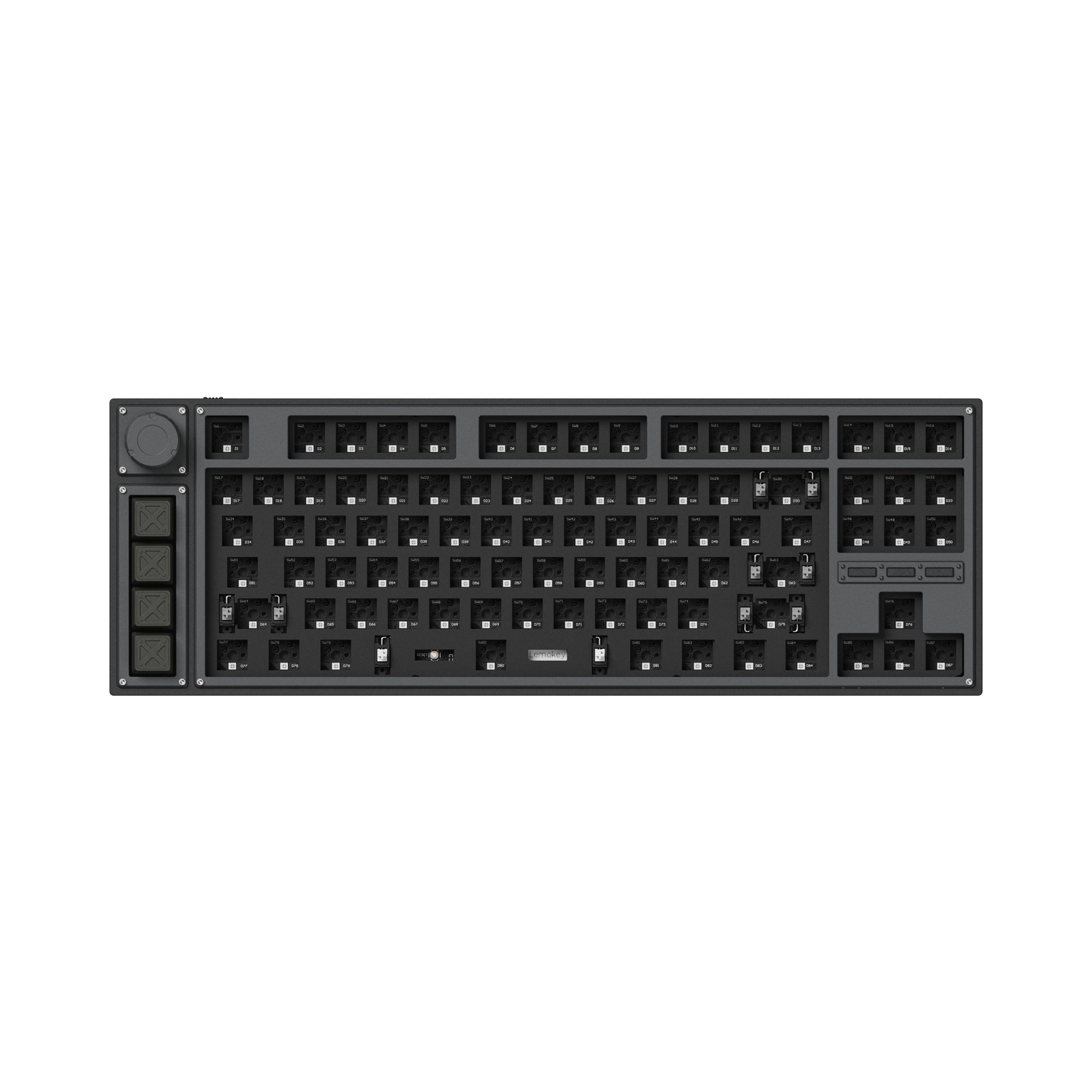 Clavier mécanique personnalisé sans fil Lemokey L3 QMK/VIA (disposition US ANSI)