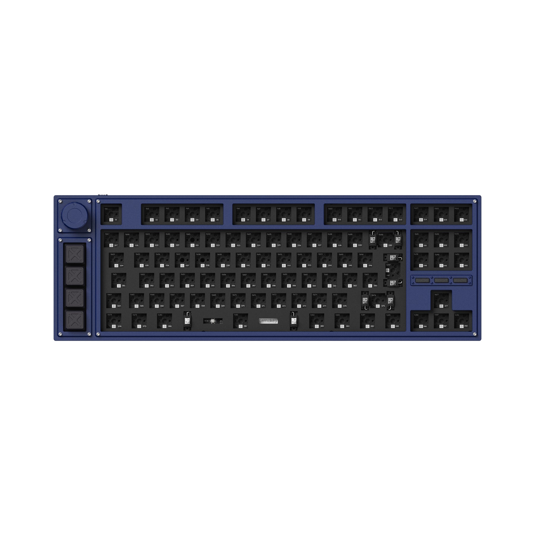 Clavier mécanique personnalisé sans fil Lemokey L3 QMK/VIA (disposition US ANSI)