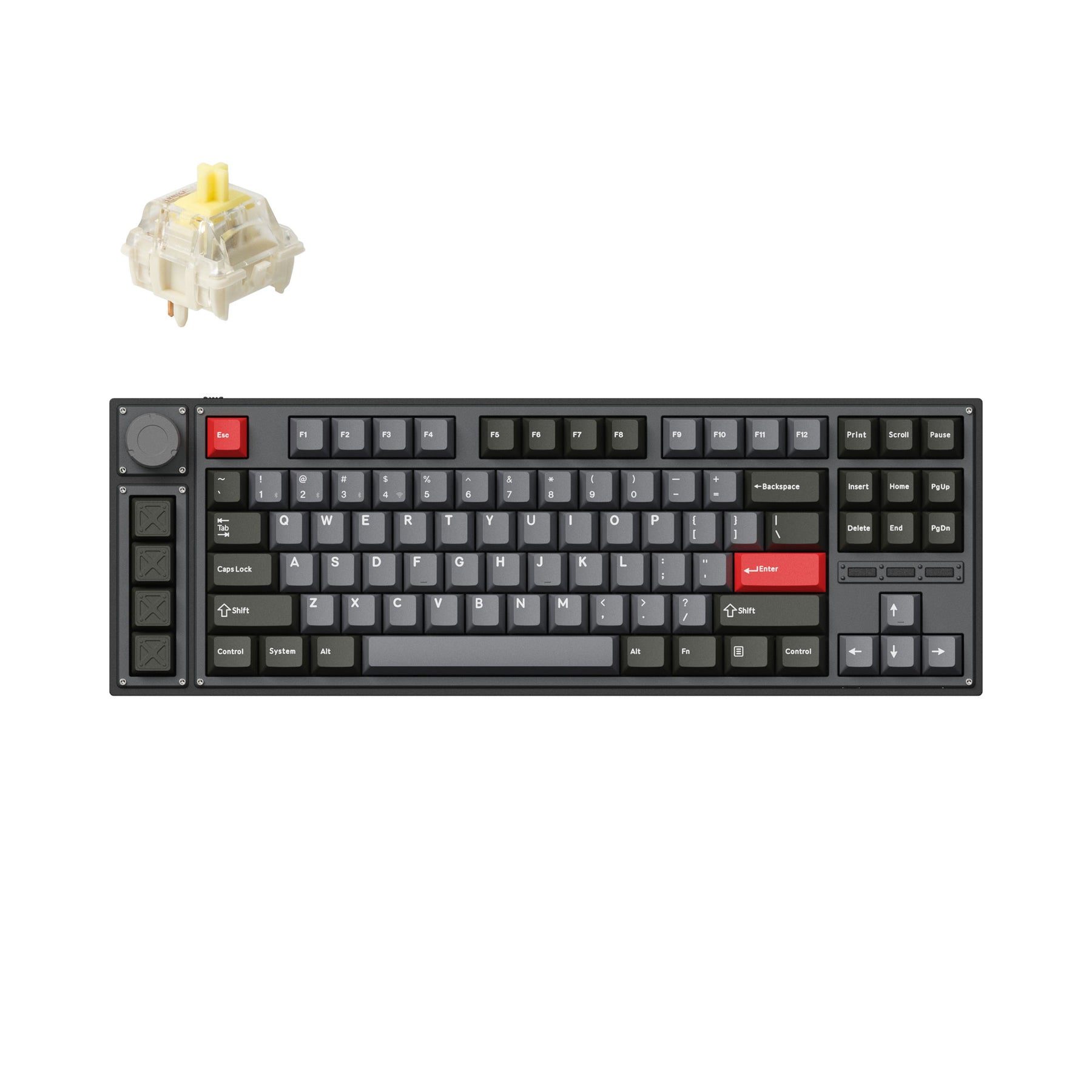 Clavier mécanique personnalisé sans fil Lemokey L3 QMK/VIA (disposition US ANSI)