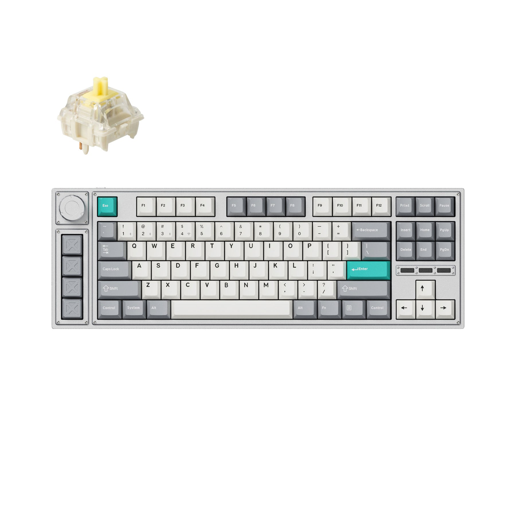 Clavier mécanique personnalisé sans fil Lemokey L3 QMK/VIA (disposition US ANSI)
